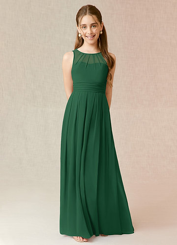 Dark Green Junior Bridesmaid Dresses | Azazie