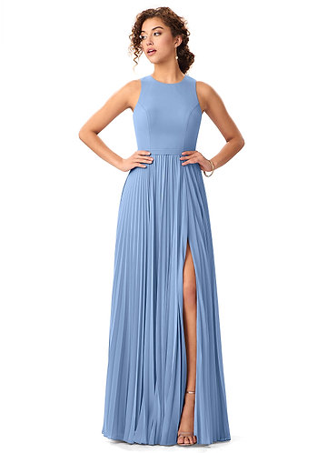 steel blue dress