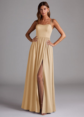 slim fit dress slacks Mustard Gold Bridesmaid Dresses Convertible  Lisposa