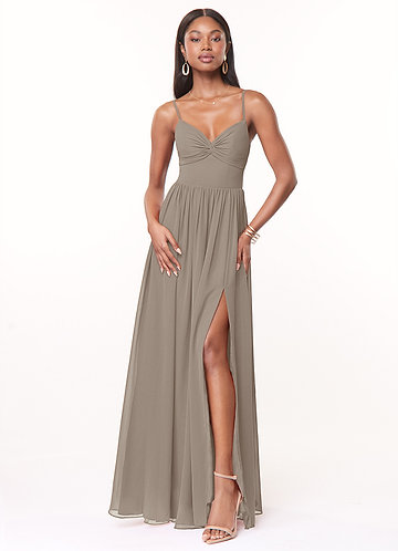 Khaki bridesmaid outlet dresses