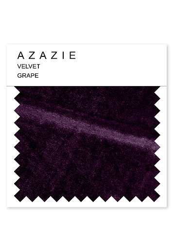 front Azazie Velvet Swatch Druva
