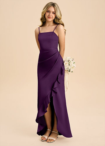 Grape Junior Bridesmaid Dresses