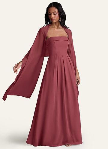 Lucia Merlot Lace Corset Maxi Dress Ready to Ship | Azazie