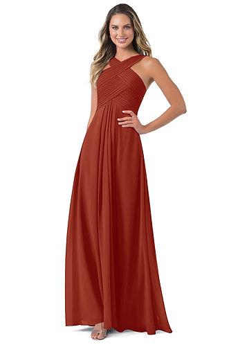 rust colour bridesmaid dresses