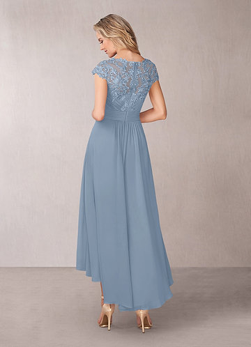 pastel blue mother of the bride dress