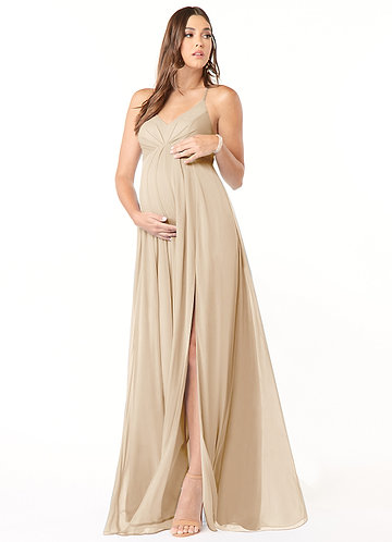 Champagne Maternity Bridesmaid Dresses | Azazie