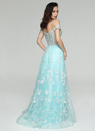 back_AZ Snowfall Prom Dress