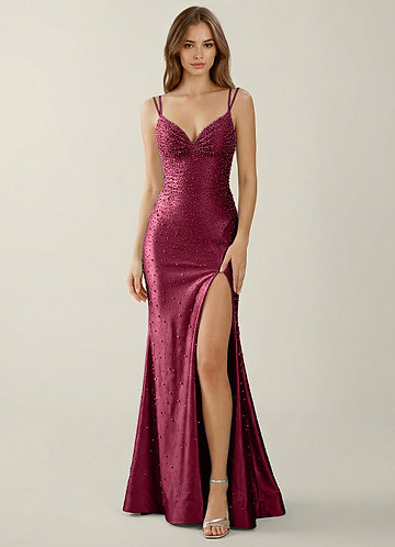open lace back dress Gold Beaded Prom Dress with Royal Blue Tulle Skirt – loveangeldress