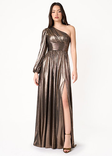 Hera Bronze Disco Gown image1