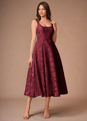 knee length dresses for ladies REMI Formal Dress main image 1