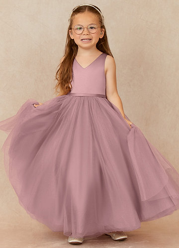 Dusty Rose Flower Girl Dresses Azazie