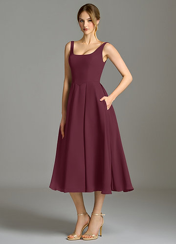 plum knee length bridesmaid dress Burgundy Homecoming Dresses Knee Length Plum Short Bridesmaid Dress ARD1480