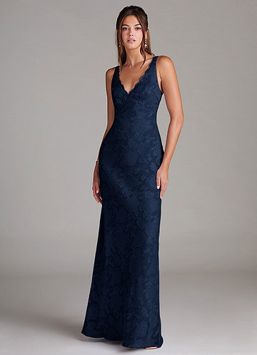 princess polly baby blue dress Bridesmaid Dresses Navy main image 0