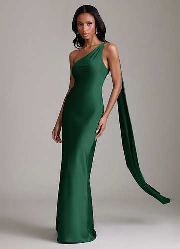 green satin maternity dress Maternity Sienna Satin Dress