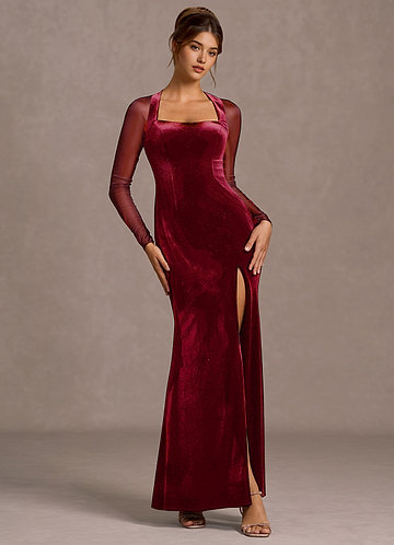 vestido Maxi Merlot Megan image1