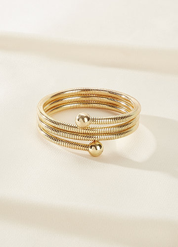 front Coiled Wrap Bracelet