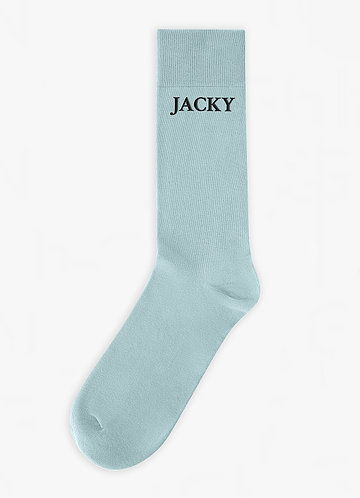 front Custom Embroidered Name Groom and Groomsmen Socks