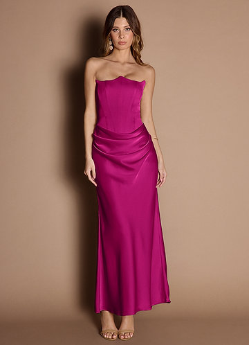 sachin and babi light blue dress Kenlie Dress - Magenta main image 0