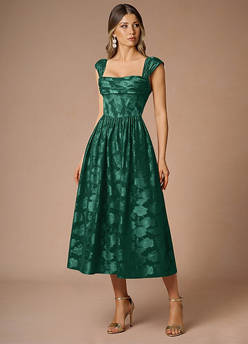 Dana Hunter Green Midikjole image1