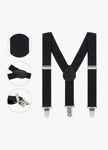 front Boy's Three-Strap Suspenders