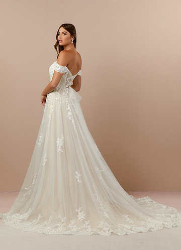 Azazie Botanica Hääpuvut A-linja Olkapään ulkopuolella Tylli Kappelin juna Pukeutua image1