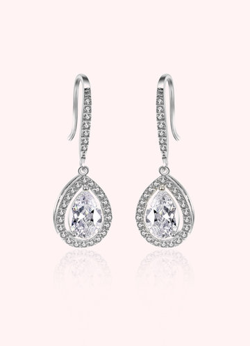 front Classic Teardrop Earrings