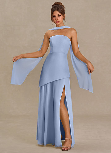 Vestido Bígaro Pálido Largo Alma image1