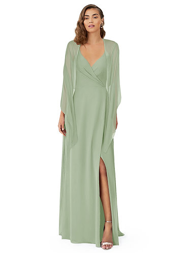 front Azazie Matching Color Ireland Chiffon Shawl