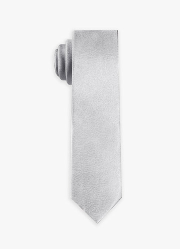 front Metallisk satin slips för män