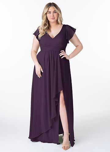 Plum Plus Size Bridesmaid Dresses | Azazie CA