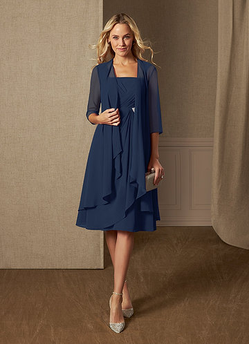 Navy Blue Mother of the Groom Dresses