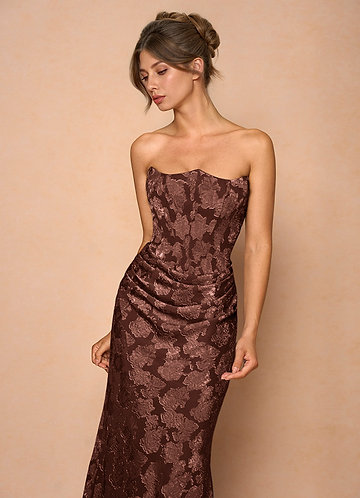Ezrena Mocha Coco Maxi Dress image1