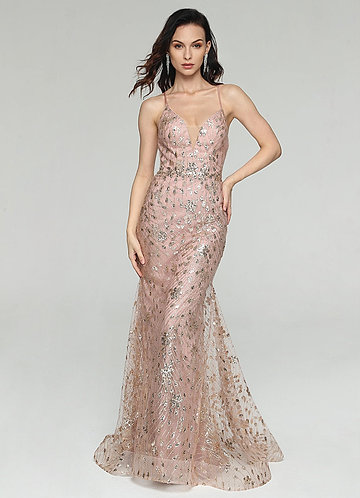 front_AZ Glimmer Girl Prom Dress