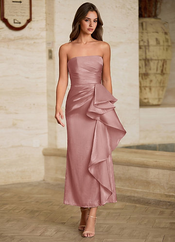 pink dresses for damas Damas Dresses Pink With Diamonds Lace Blush Beaded Lace Bodice Dama Dress-  DQ3308  Danielly's Boutique