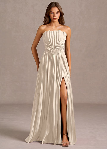 Vestido Crema Largo Kaia image1