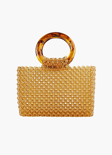 front Beaded Boho Handbag