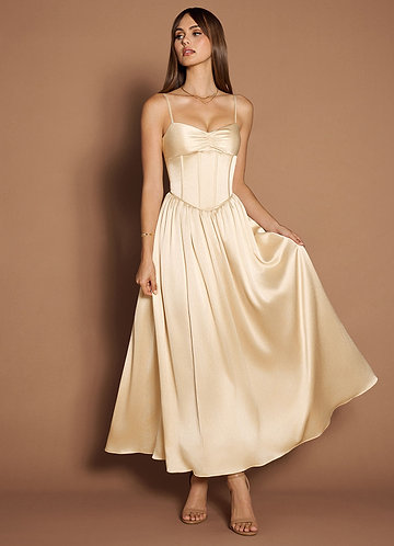 Lylla Cream Maxi Dress image1