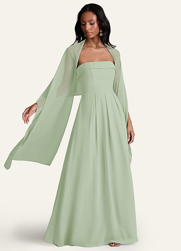 green emerald velvet dress Zapaka Women Two Piece Sage Green Long Prom Dress with A Neck Scarf Strapless Mermaid Beaded Satin Formal Dress, Sage Green / US24W