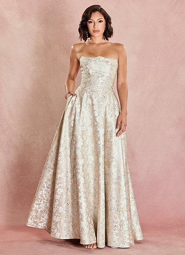 vestido Maxi Creme Francês Cynda image1