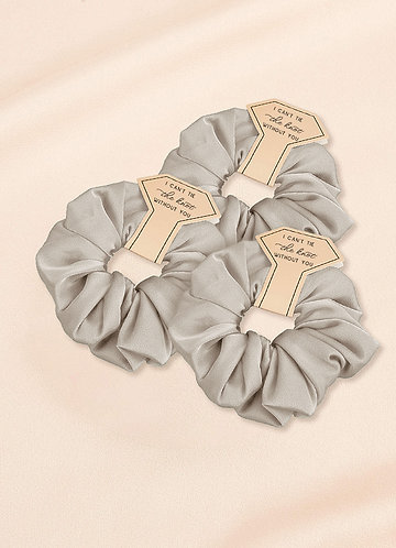 front Bridesmaid Stretch Satin Over Size Scrunchies