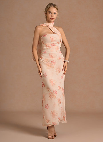Amarantha Peach Maxi Dress image1