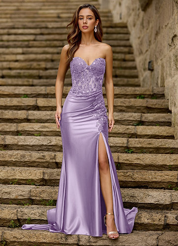 Emblace Lavendel Havfrue gallakjole image1