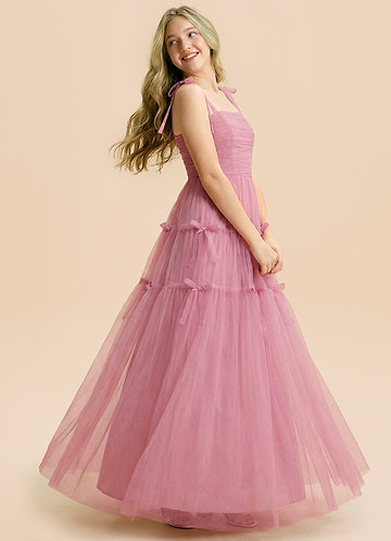 front Azazie Aria Junior Formal Dress