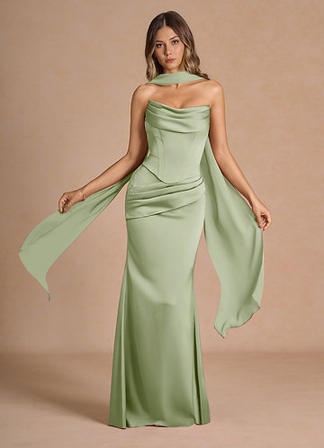 Maxi jurk Sorrel Stoffige Salie image1
