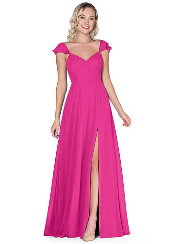 cerise pink bridesmaid dresses