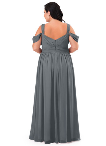 steel gray dress