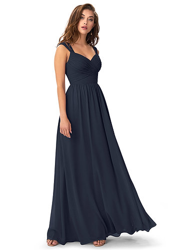 azazie navy bridesmaid dresses