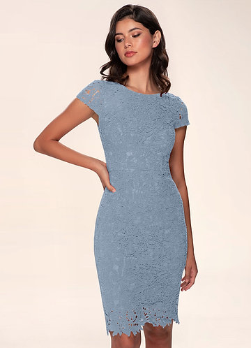pastel blue dress