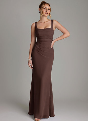 Agustina Bridesmaid Dresses Ganache Mermaid Corset Chiffon Dress image1