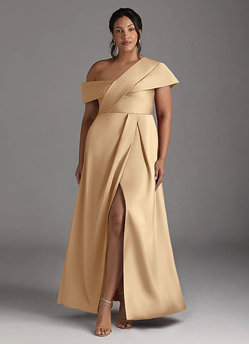 champagne plus size mother of the bride dress Cicinia Champagne Mother Of The Bride Dress Plus Size Long Lace Chiffon Ankle Length Flutter Sleeves